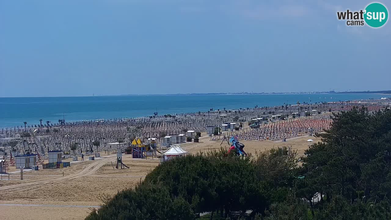 Live Webcam Bibione spiaggia – vista dall’Ashanti ApartHotel