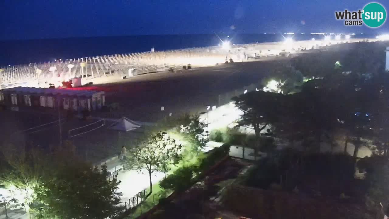 Live Webcam Bibione beach – view from Ashanti ApartHotel