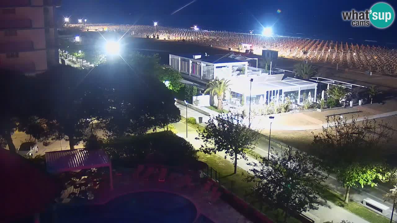 Live Webcam Bibione beach – view from Ashanti ApartHotel