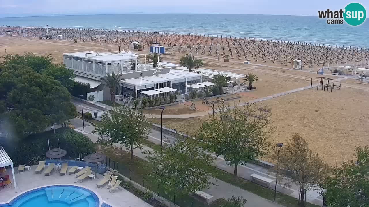 Live Webcam Bibione beach – view from Ashanti ApartHotel