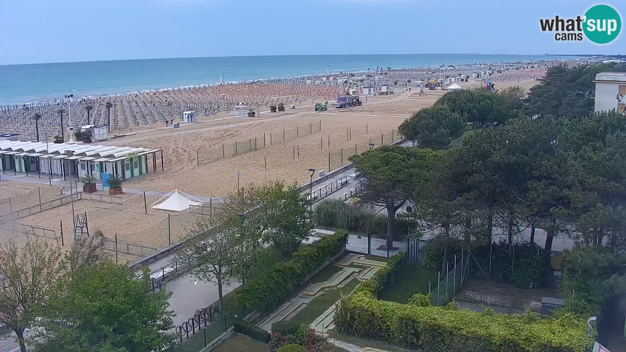 Live Webcam Bibione beach – view from Ashanti ApartHotel