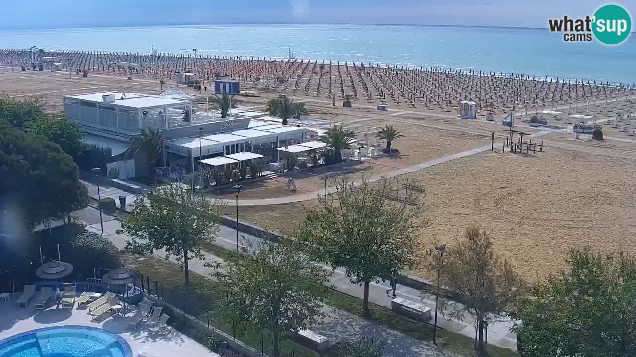 Live Webcam Bibione beach – view from Ashanti ApartHotel