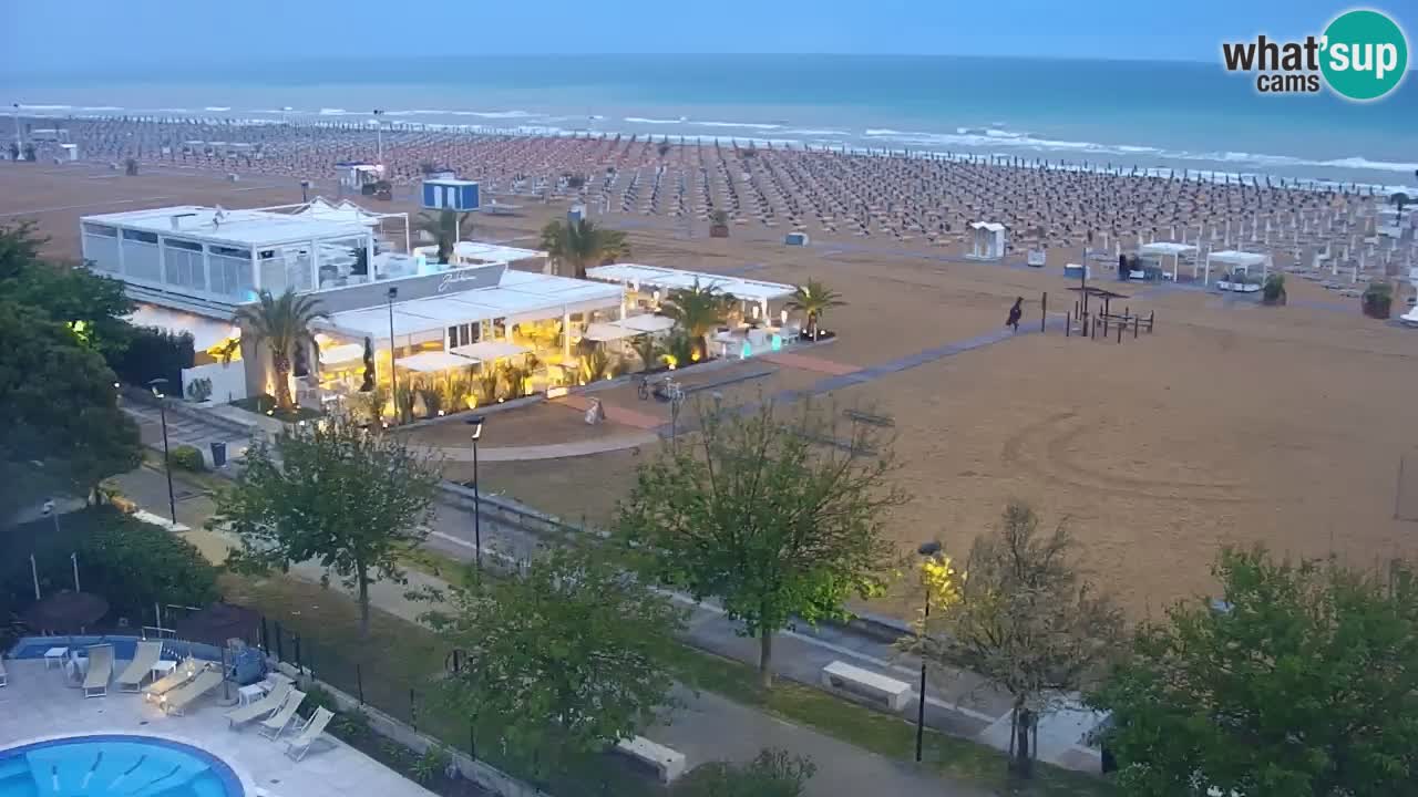 Live Webcam Bibione beach – view from Ashanti ApartHotel