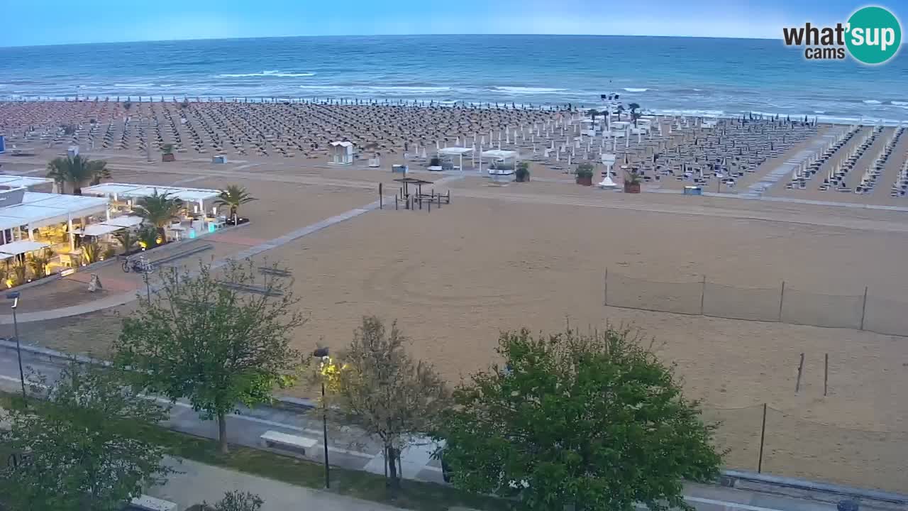 Webcam en vivo playa Bibione – vista desde Ashanti ApartHotel