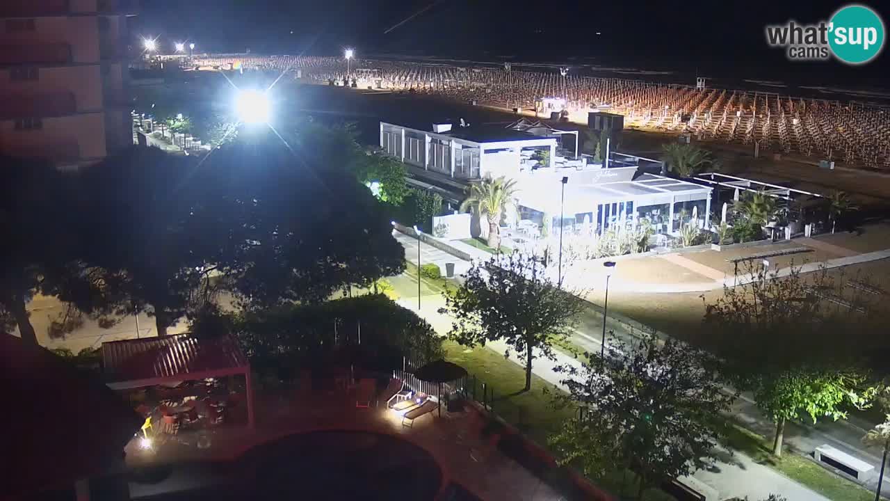 Live Webcam Bibione beach – view from Ashanti ApartHotel