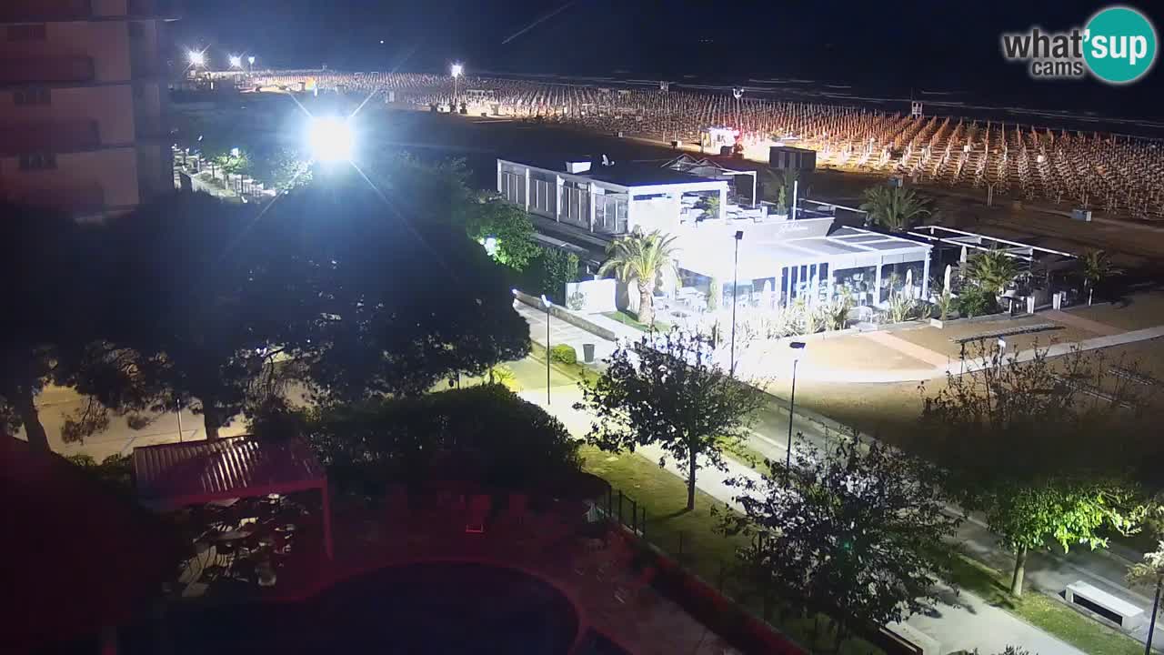 Live Webcam Bibione beach – view from Ashanti ApartHotel