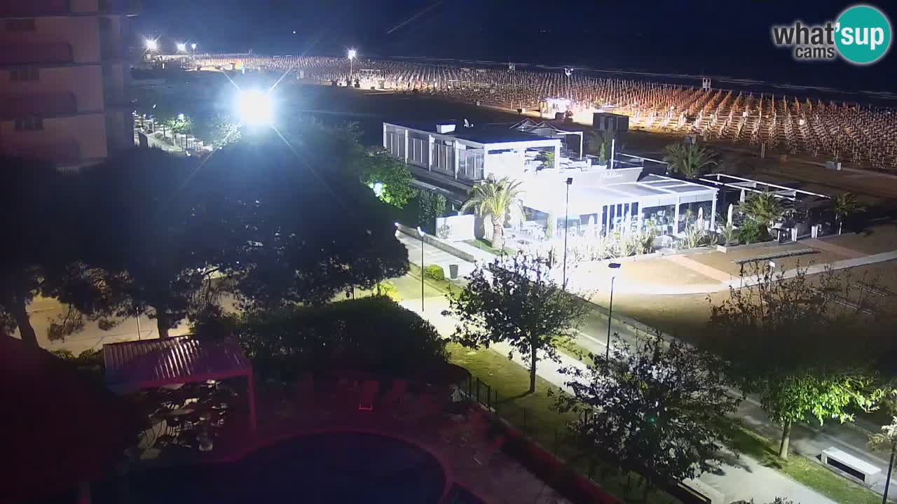 Live Webcam Bibione beach – view from Ashanti ApartHotel