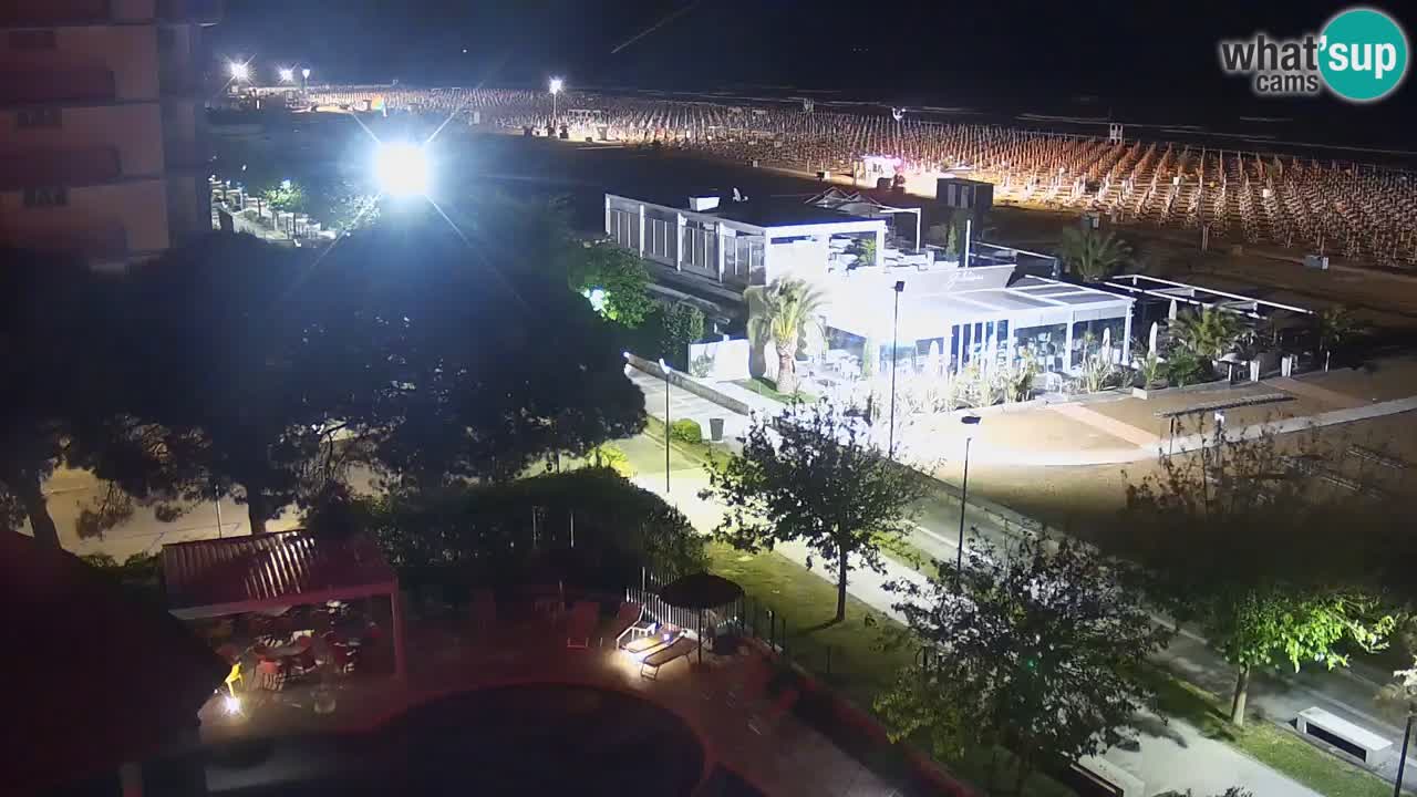 Live Webcam Bibione beach – view from Ashanti ApartHotel