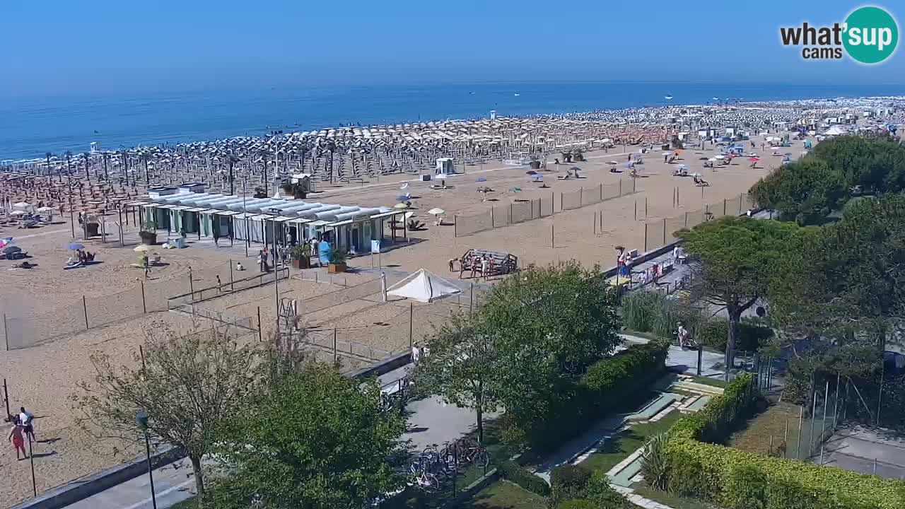 Live Webcam Bibione beach – view from Ashanti ApartHotel