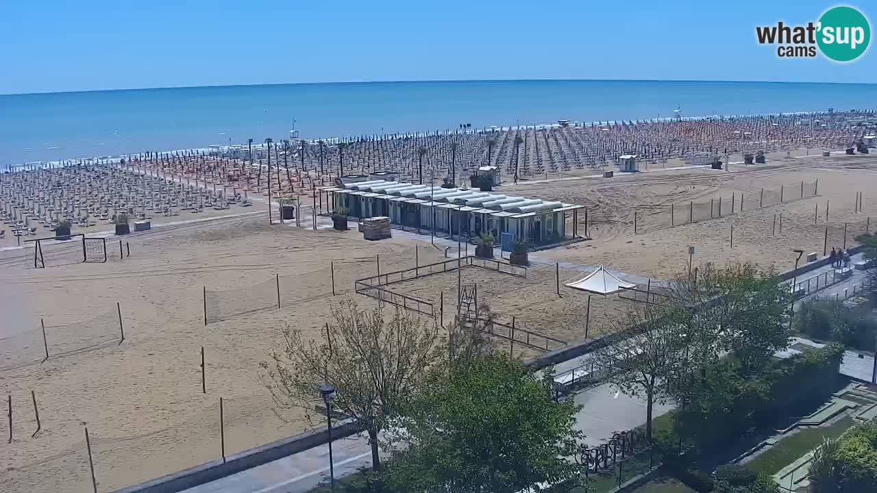 Live Webcam Bibione spiaggia – vista dall’Ashanti ApartHotel