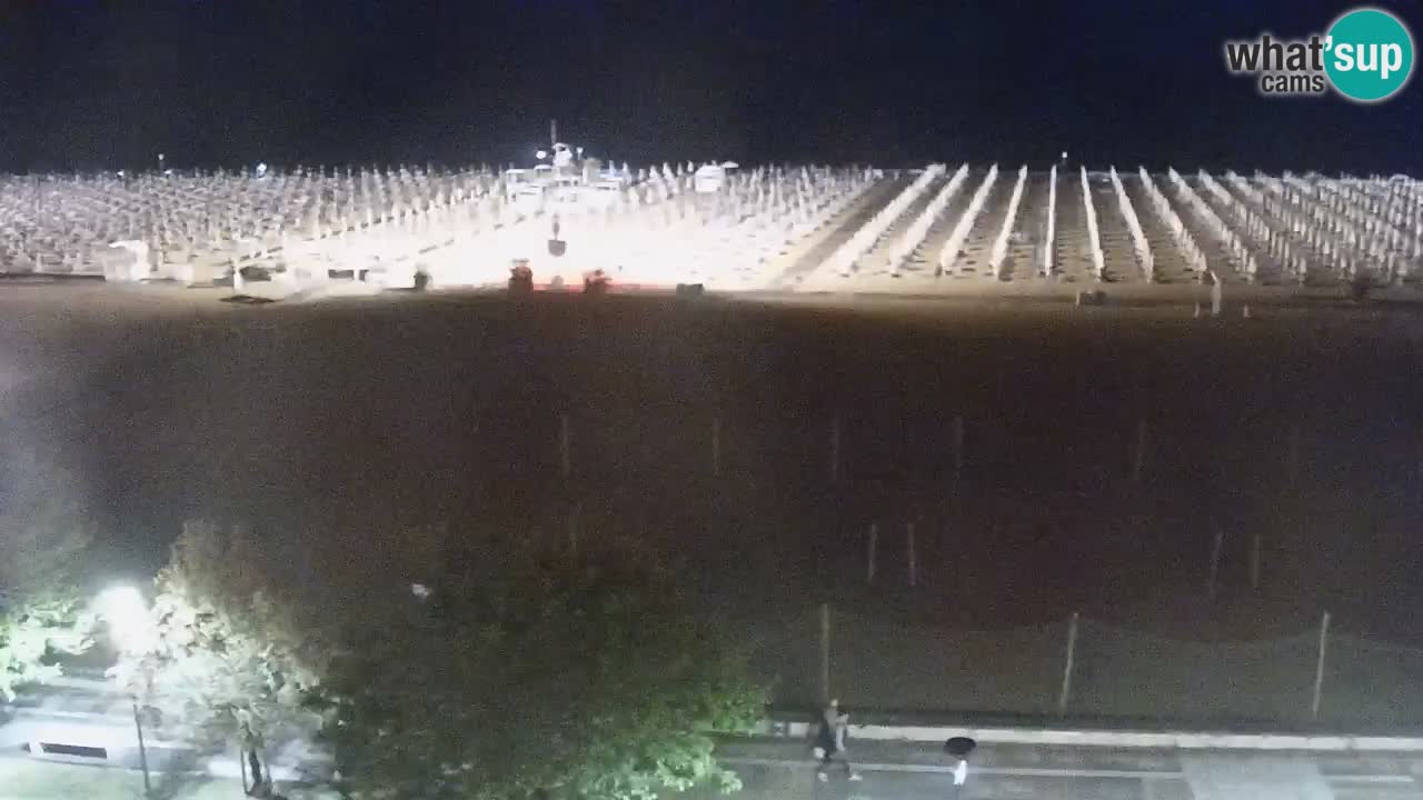 Live Webcam Bibione beach – view from Ashanti ApartHotel