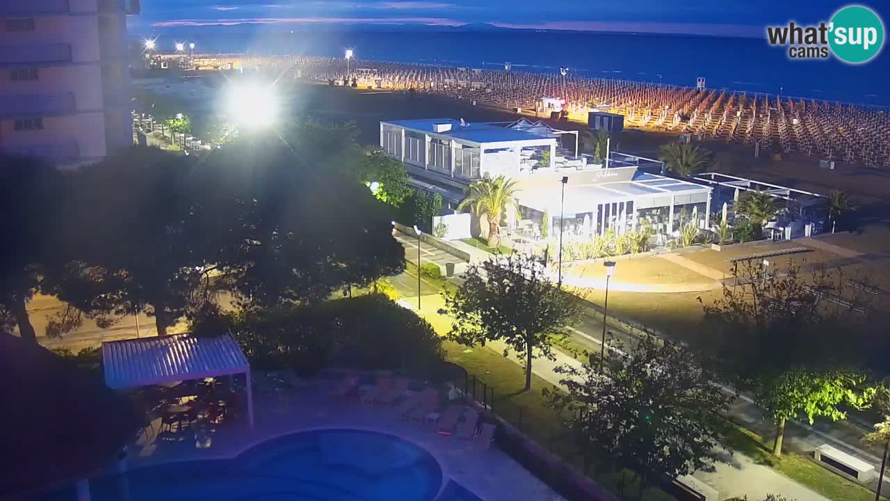 Live Webcam Bibione spiaggia – vista dall’Ashanti ApartHotel