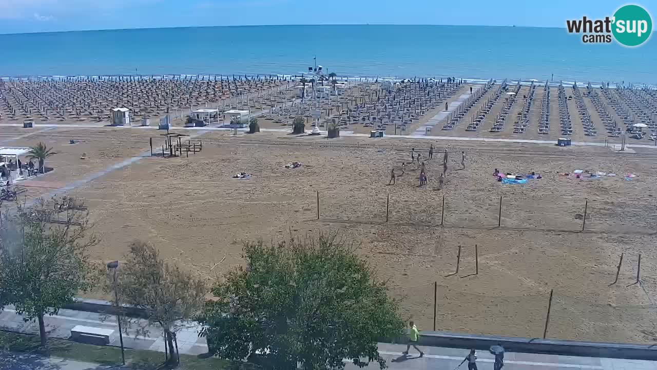 Live Webcam Bibione beach – view from Ashanti ApartHotel