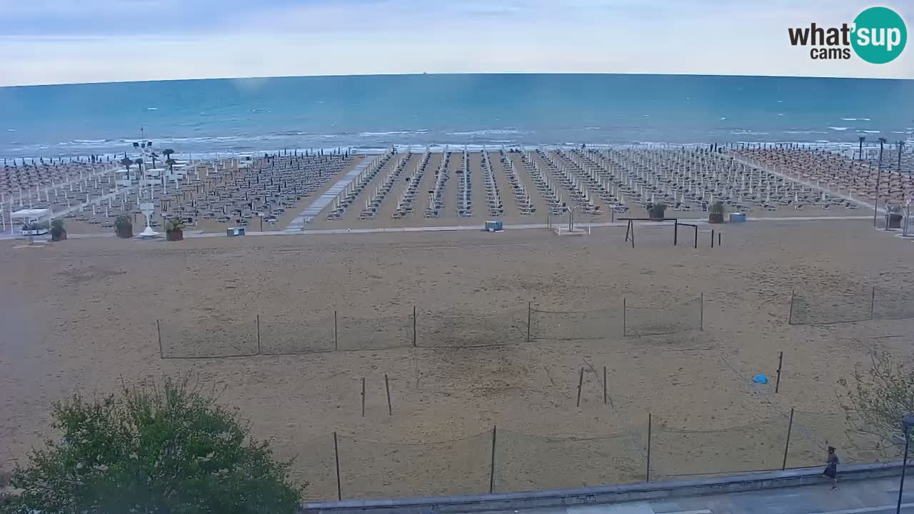 Web kamera Bibione plaža – pogled sa Ashanti ApartHotela