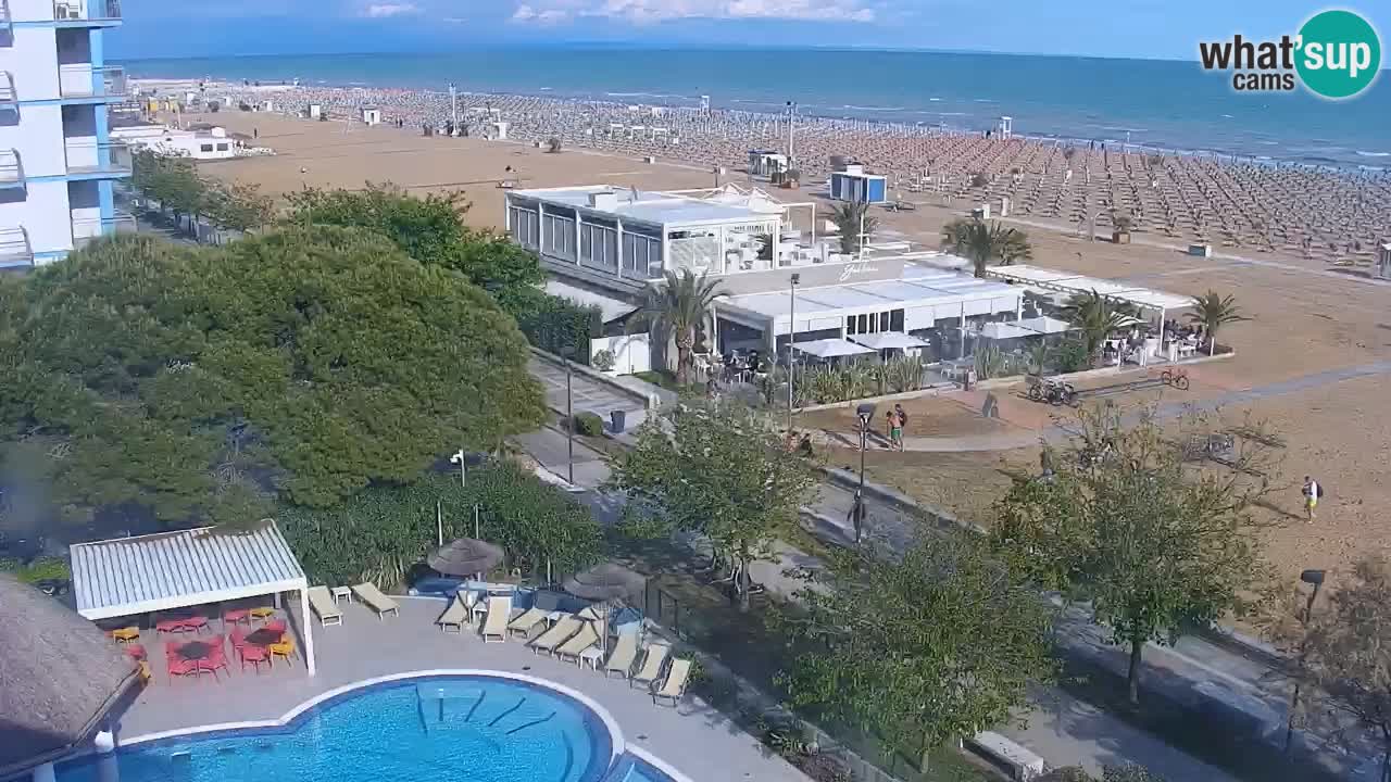Live Webcam Bibione Strand – Blick vom Ashanti ApartHotel
