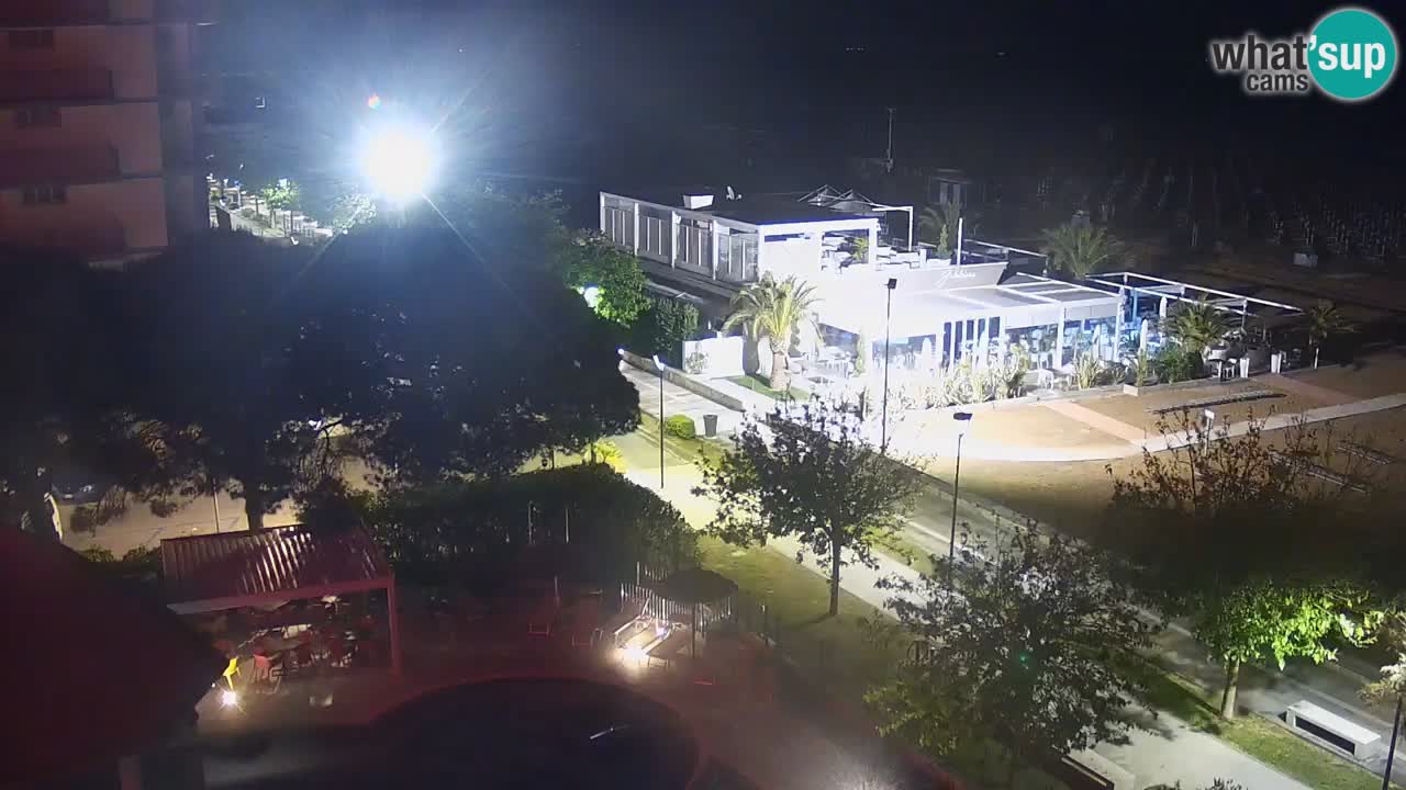 Webcam en vivo playa Bibione – vista desde Ashanti ApartHotel