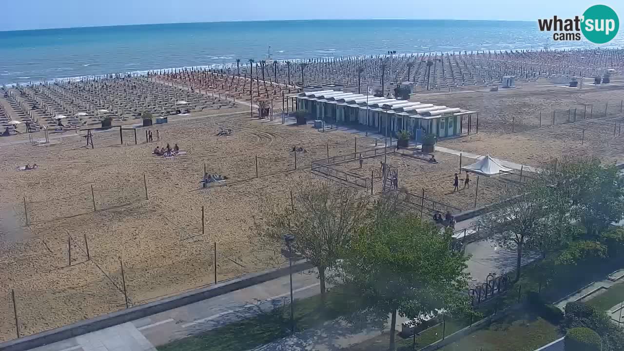 Live Webcam Bibione spiaggia – vista dall’Ashanti ApartHotel