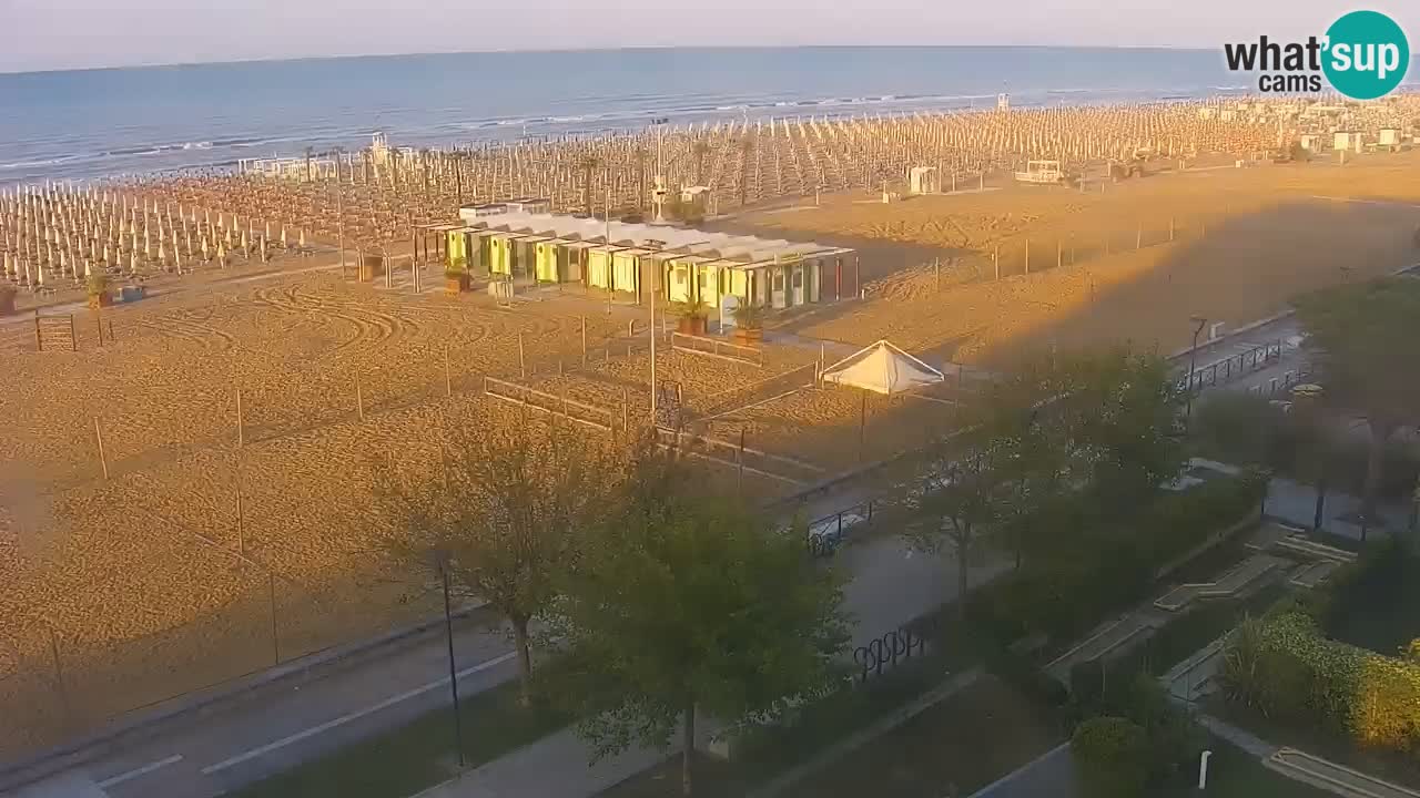 Live Webcam Bibione beach – view from Ashanti ApartHotel