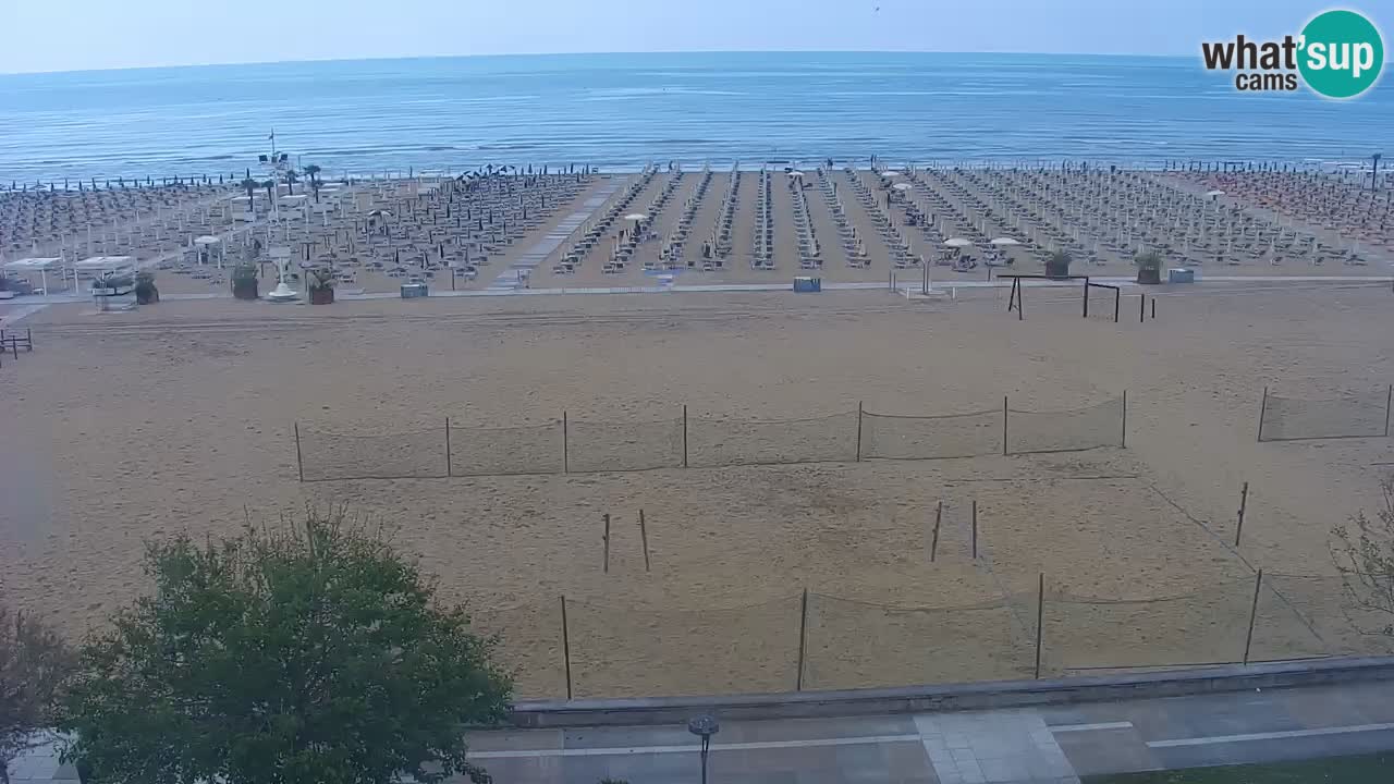 Webcam en direct plage de Bibione – vue depuis Ashanti ApartHotel