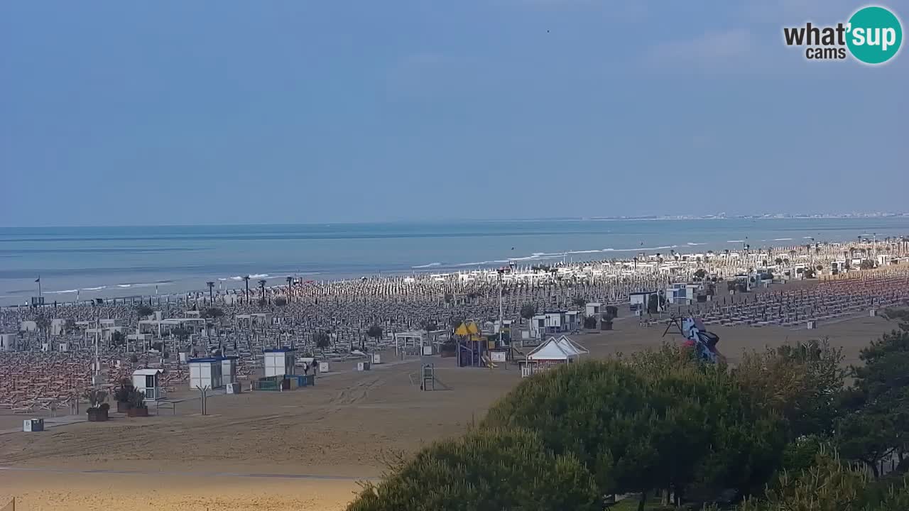 Webcam en vivo playa Bibione – vista desde Ashanti ApartHotel