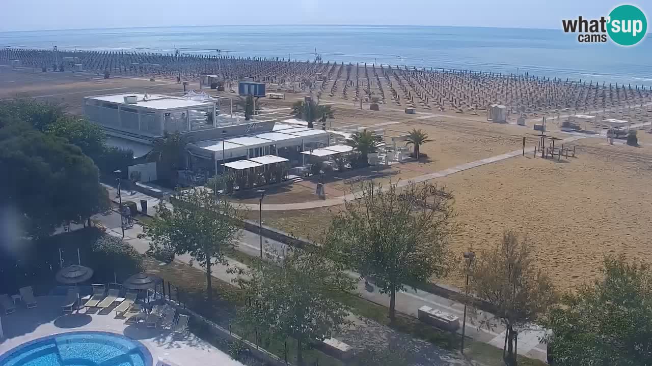 Live Webcam Bibione spiaggia – vista dall’Ashanti ApartHotel