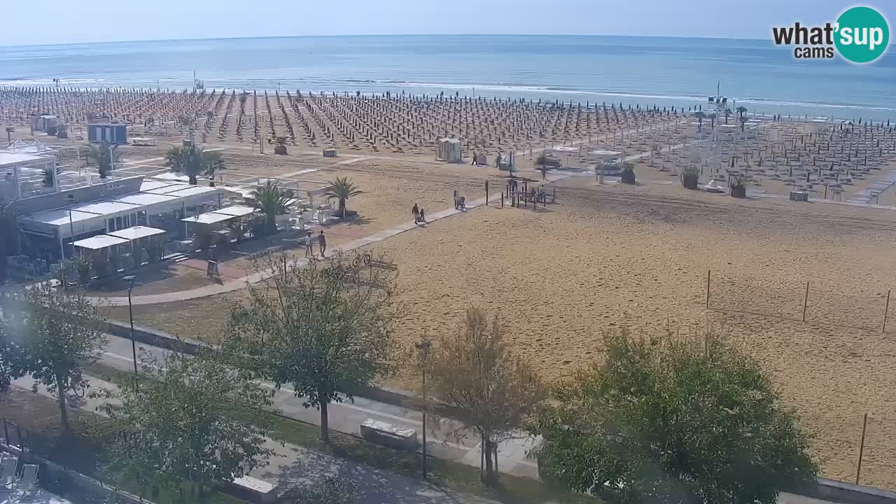 Web kamera Bibione plaža – pogled sa Ashanti ApartHotela