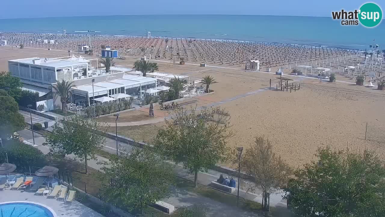 Live Webcam Bibione spiaggia – vista dall’Ashanti ApartHotel