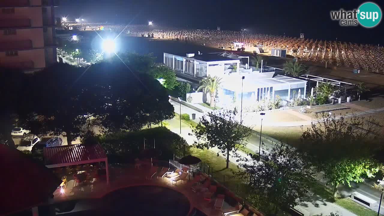 Live Webcam Bibione beach – view from Ashanti ApartHotel