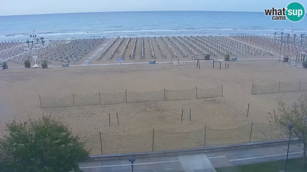 Web kamera Bibione plaža – pogled sa Ashanti ApartHotela