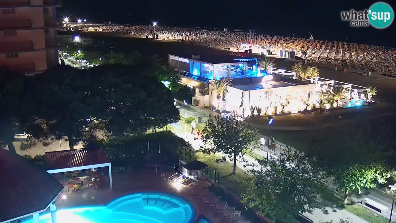 Live Webcam Bibione beach – view from Ashanti ApartHotel