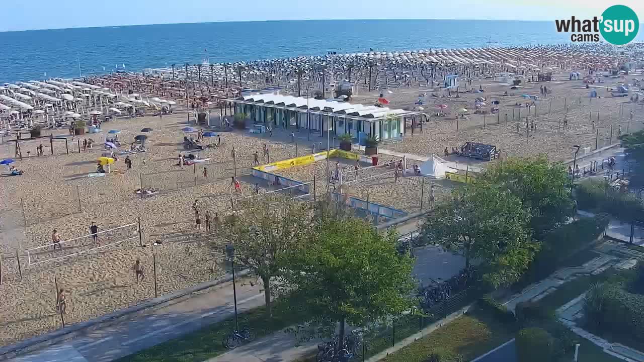 Live Webcam Bibione beach – view from Ashanti ApartHotel