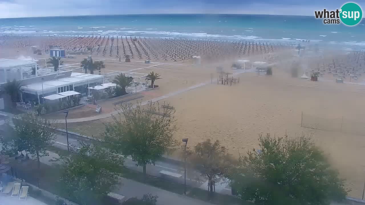 Web kamera Bibione plaža – pogled sa Ashanti ApartHotela