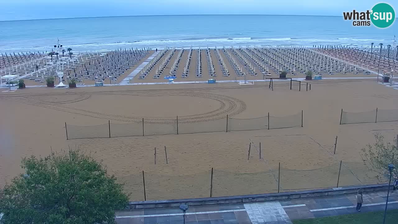 Webcam en vivo playa Bibione – vista desde Ashanti ApartHotel