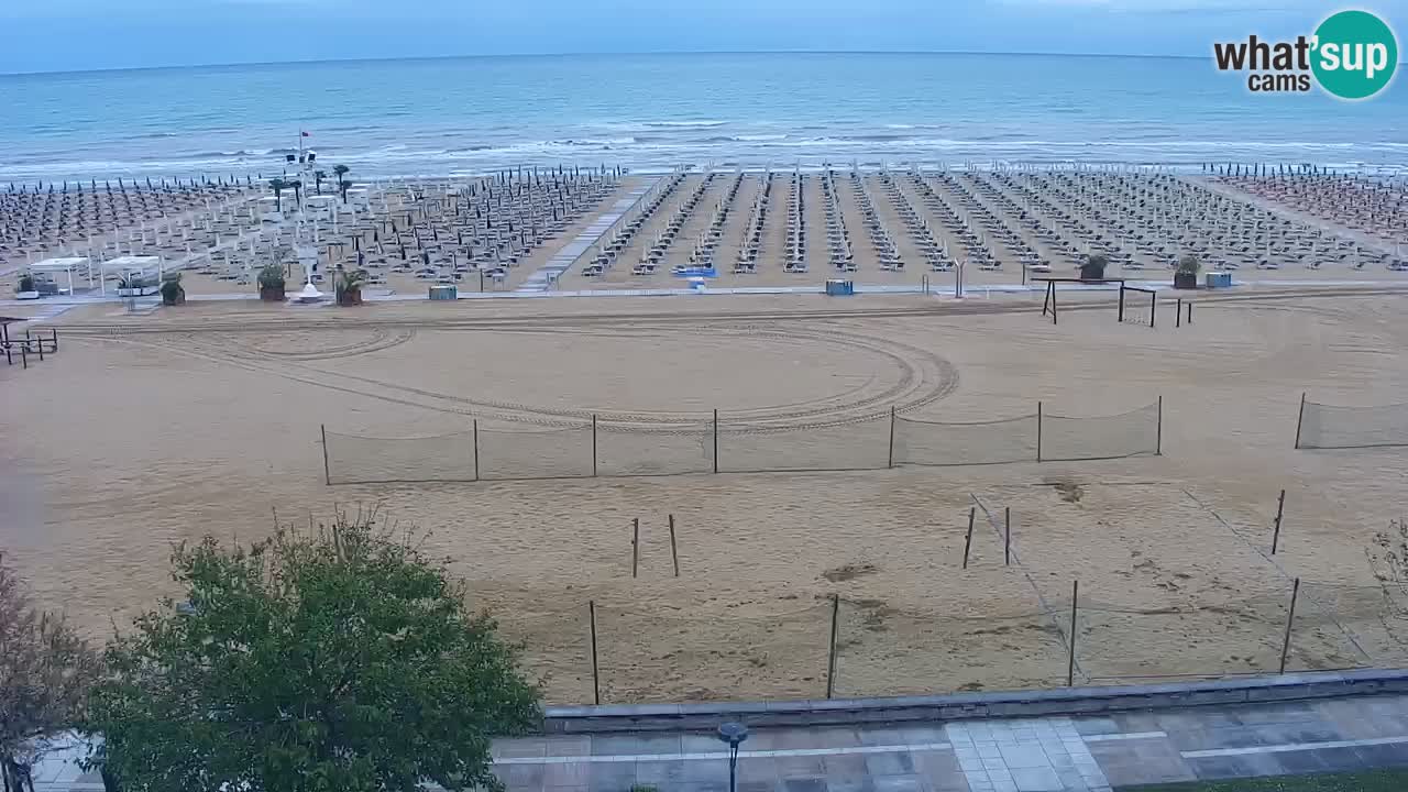 Webcam en direct plage de Bibione – vue depuis Ashanti ApartHotel