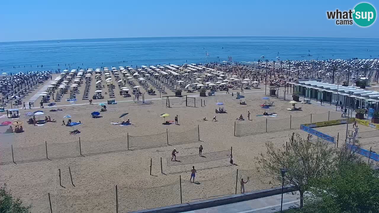 Live Webcam Bibione spiaggia – vista dall’Ashanti ApartHotel