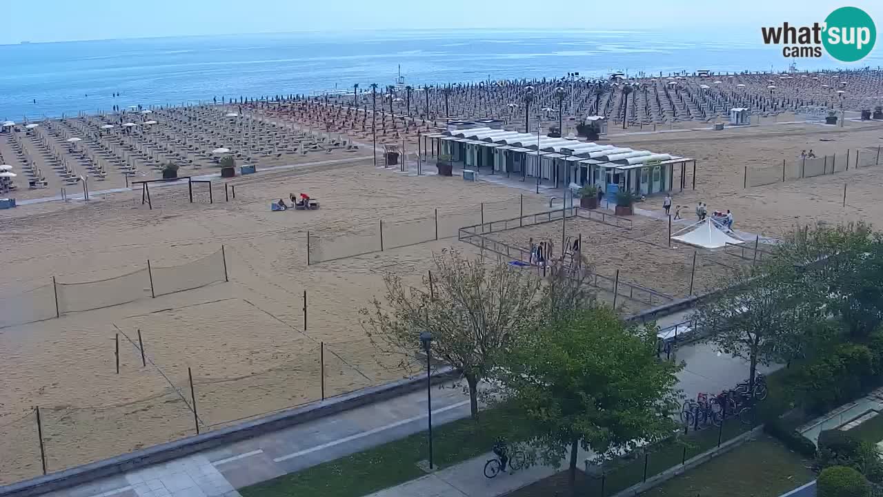 Live Webcam Bibione spiaggia – vista dall’Ashanti ApartHotel