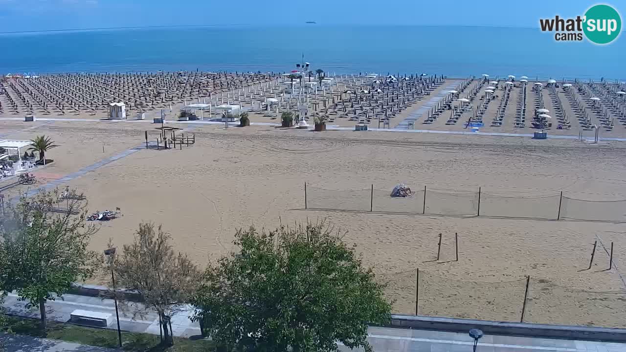 Web kamera Bibione plaža – pogled sa Ashanti ApartHotela