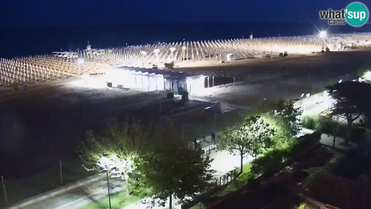 Webcam en direct plage de Bibione – vue depuis Ashanti ApartHotel