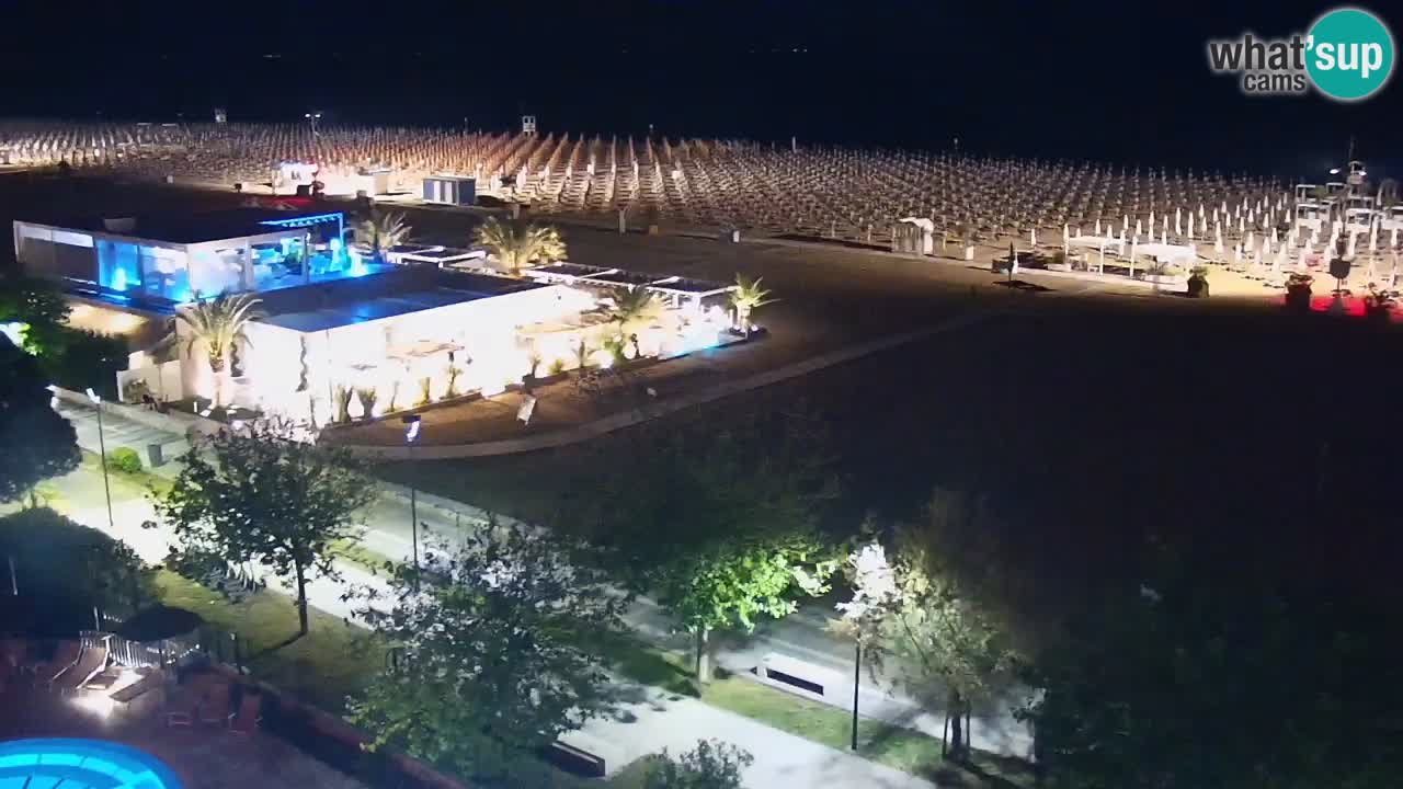 Webcam en vivo playa Bibione – vista desde Ashanti ApartHotel