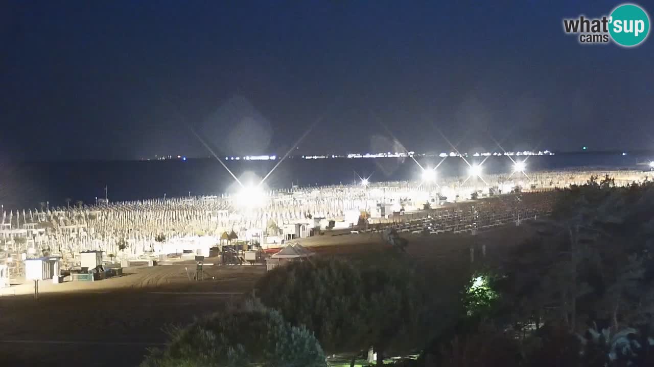 Webcam en vivo playa Bibione – vista desde Ashanti ApartHotel