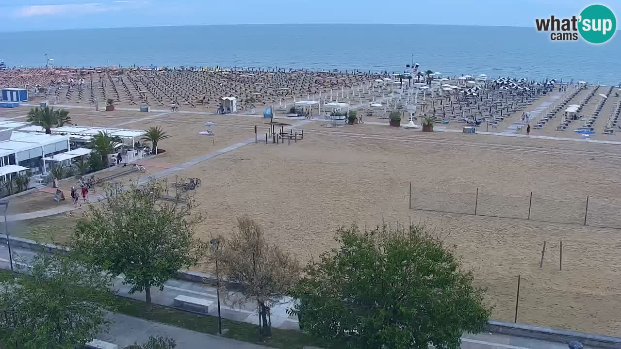 Webcam en direct plage de Bibione – vue depuis Ashanti ApartHotel