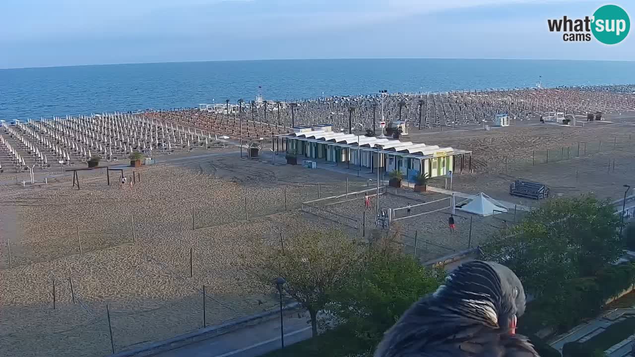 Web kamera Bibione plaža – pogled sa Ashanti ApartHotela