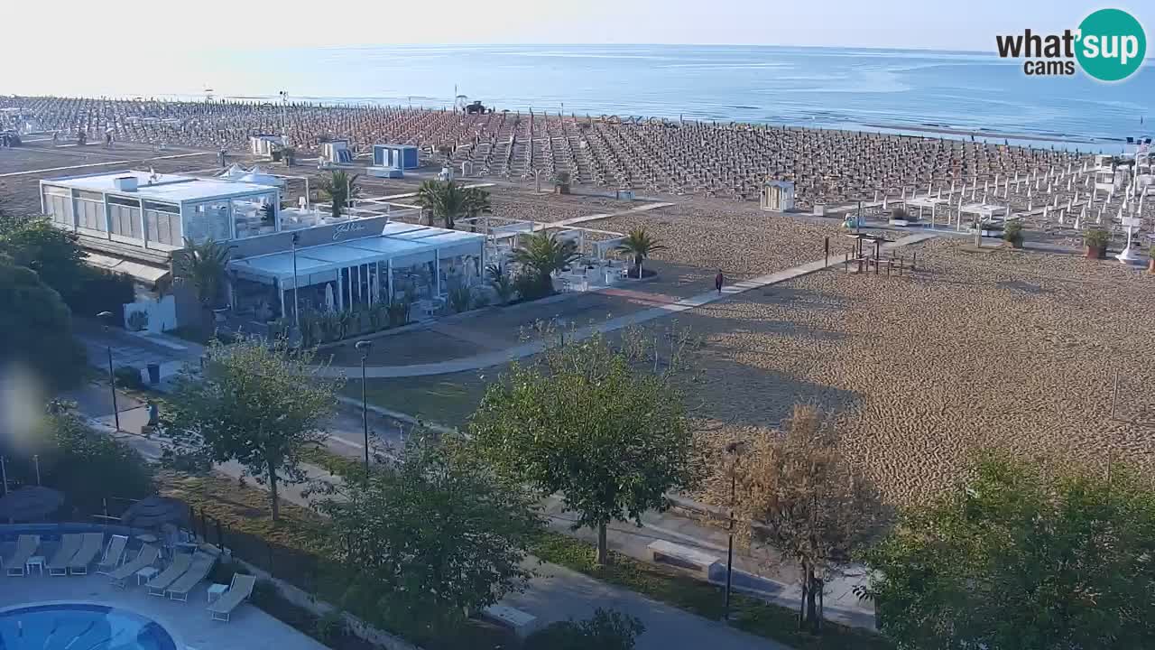 Web kamera Bibione plaža – pogled sa Ashanti ApartHotela