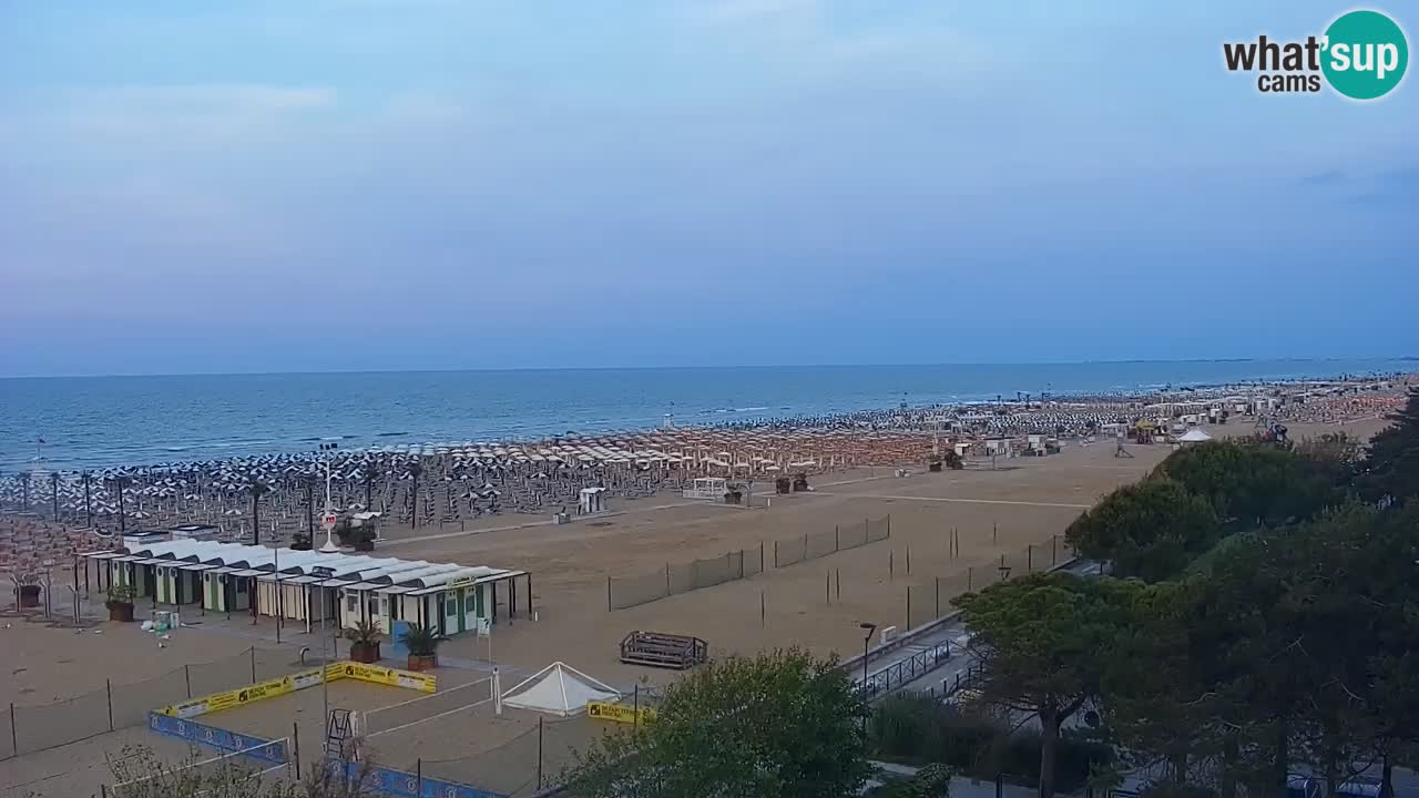 Webcam en vivo playa Bibione – vista desde Ashanti ApartHotel