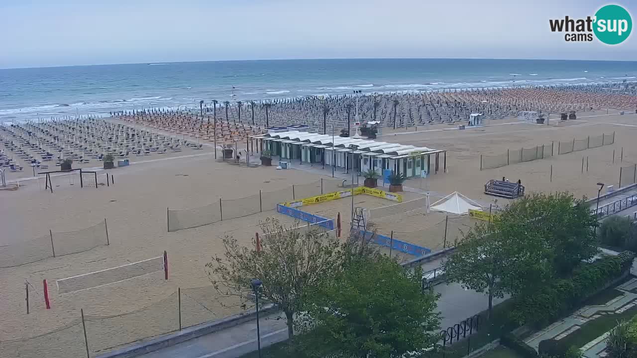 Webcam en vivo playa Bibione – vista desde Ashanti ApartHotel