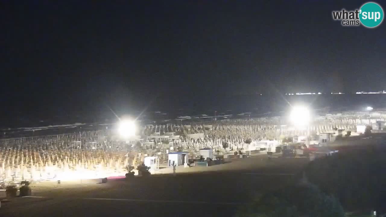 Webcam en direct plage de Bibione – vue depuis Ashanti ApartHotel