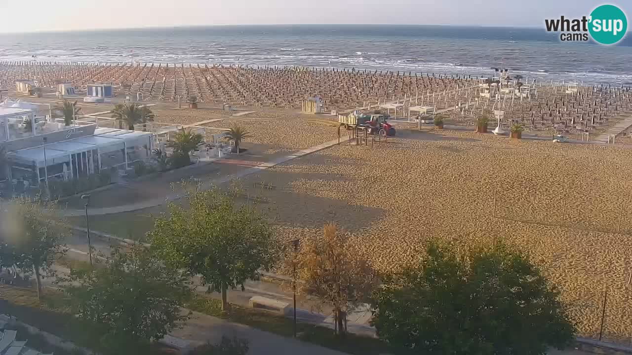 Webcam en direct plage de Bibione – vue depuis Ashanti ApartHotel