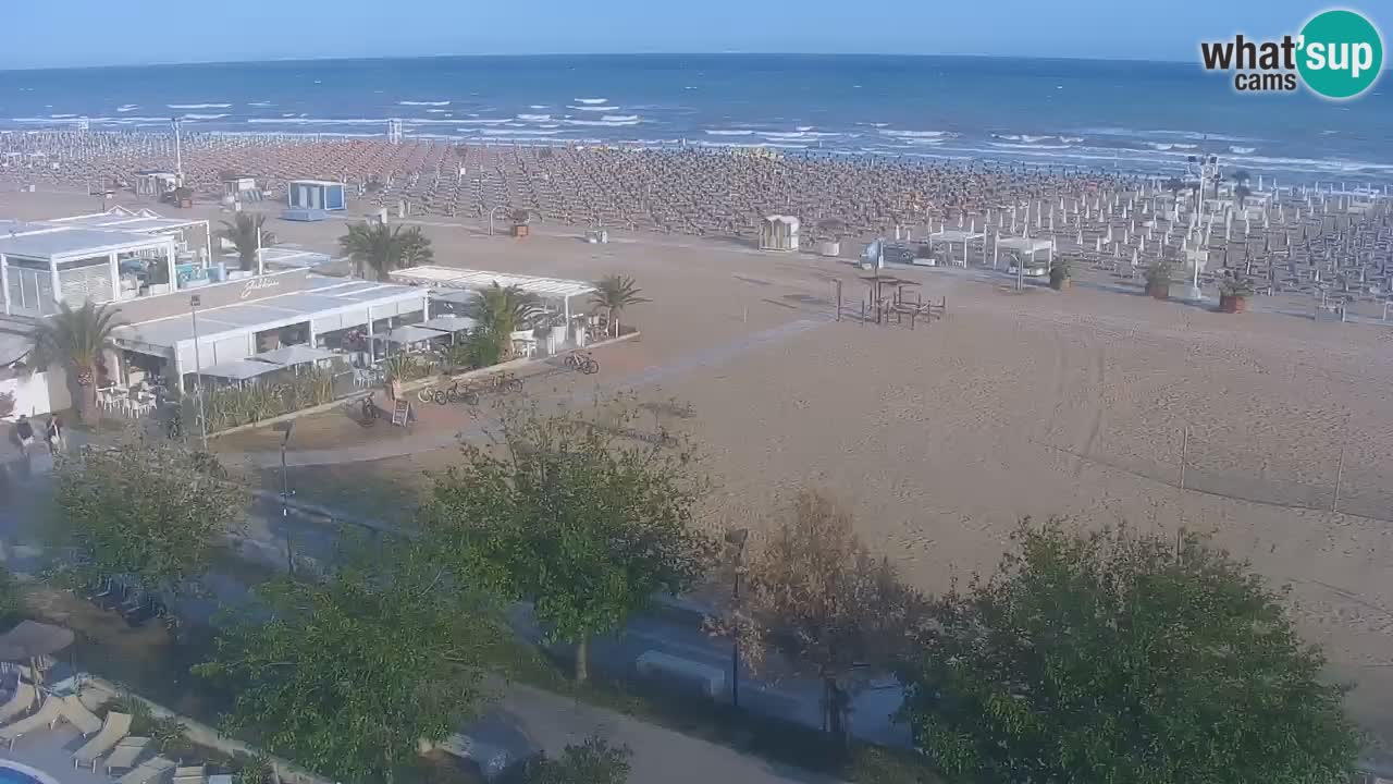 Webcam en direct plage de Bibione – vue depuis Ashanti ApartHotel