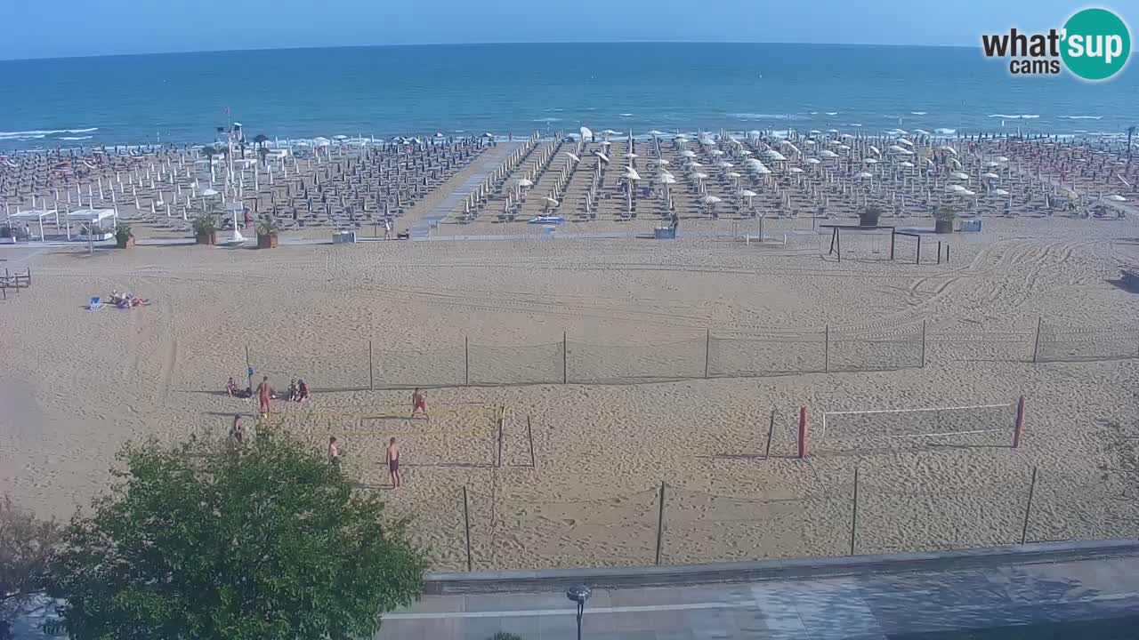 Web kamera Bibione plaža – pogled sa Ashanti ApartHotela