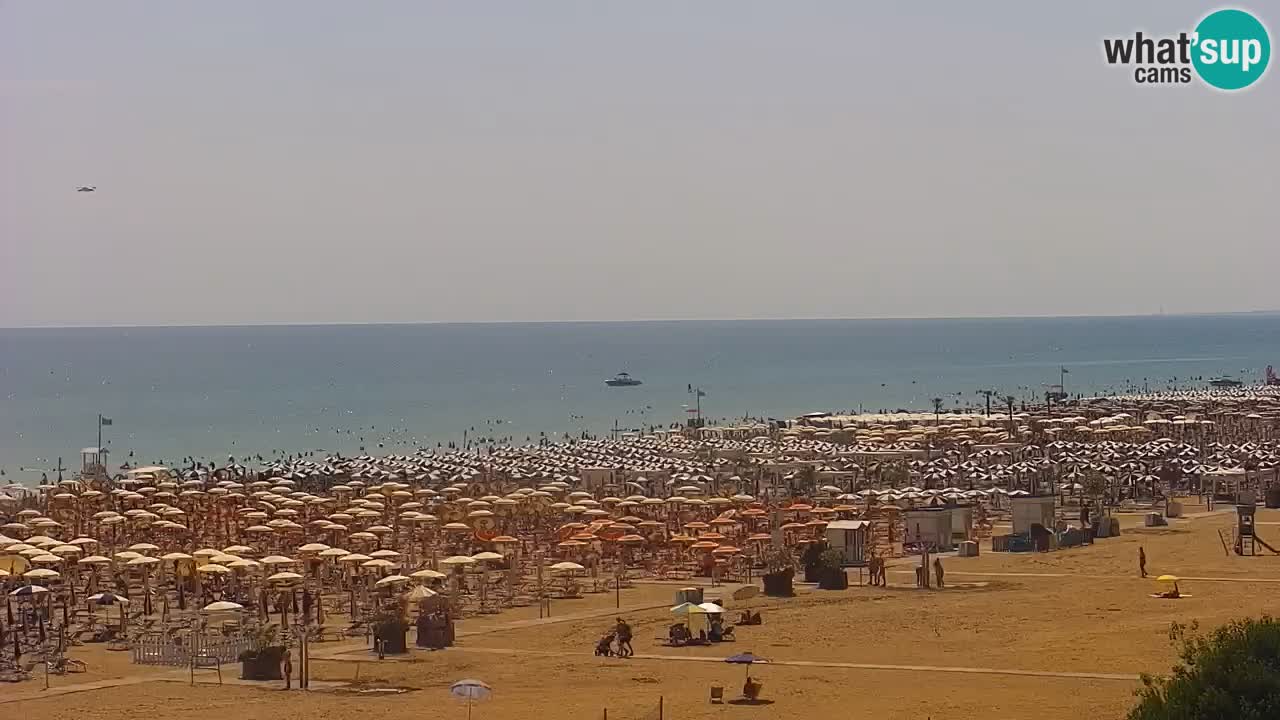 Web kamera Bibione plaža – pogled sa Ashanti ApartHotela